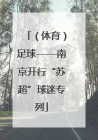 （体育）足球——南京开行“苏超”球迷专列