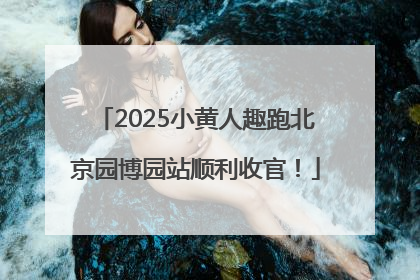 2025小黄人趣跑北京园博园站顺利收官！