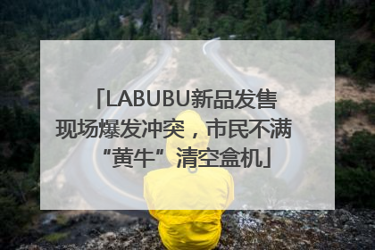 LABUBU新品发售现场爆发冲突，市民不满“黄牛”清空盒机